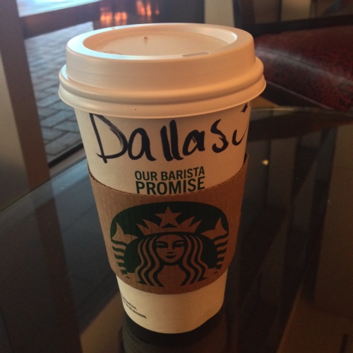 Starbucks Cup with Dallas Name 500