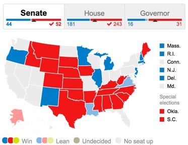 2014 US Election Results Washington Post