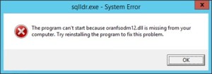 Oracle 12c SQL Loader Issue