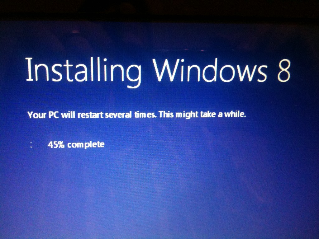 Installing Windows 8