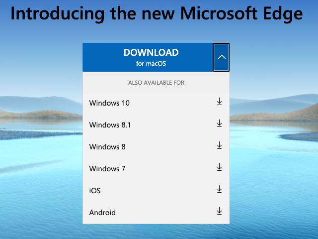 Introducing the new Microsoft Edge