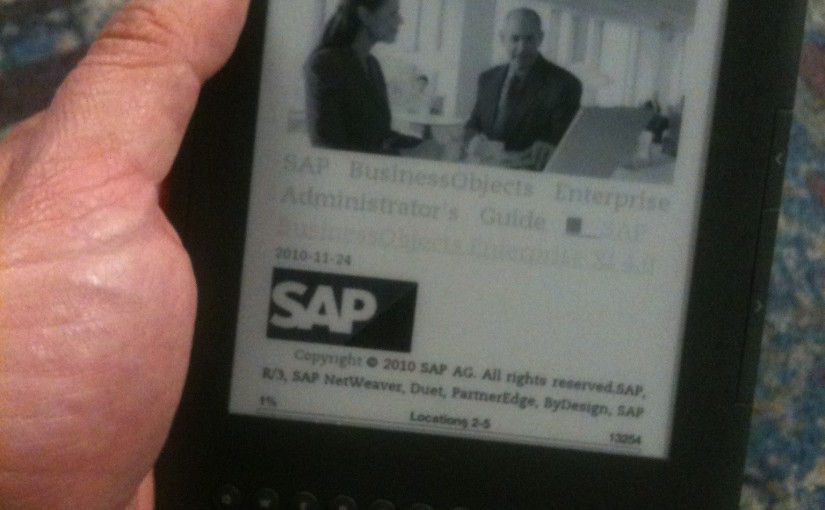 SAP BusinessObjects Business Intelligence 4.0 for Kindle