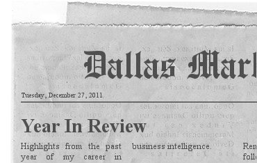 Year In Review Newspaper Headline