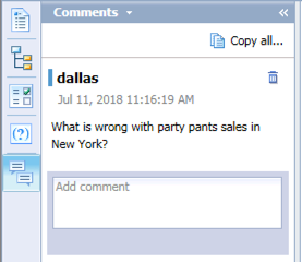 Using the new commentary feature in SAP BI 4.2
