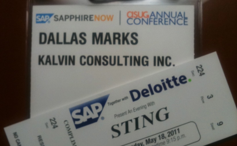 SAP SAPPHIRE 2011 Badge