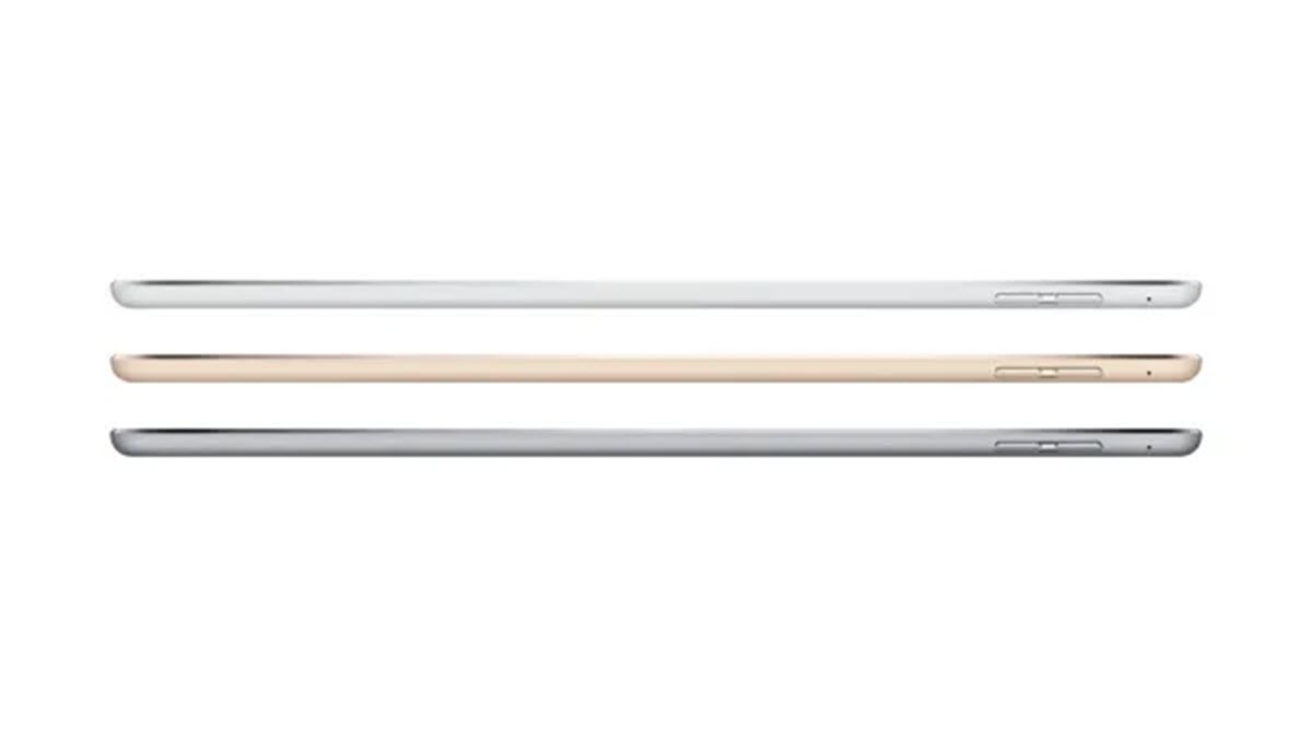 Apple iPad Air 2 in three colors