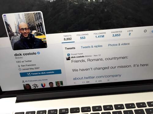 Twitter CEO Dick Costolo