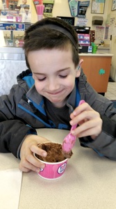 Ben at Baskin Robbins