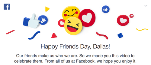 Facebook Friends Day