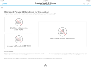 Unsupported Lumira charts in Mobile BI 6.5