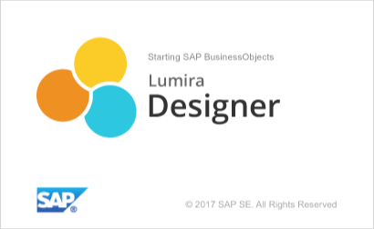 SAP Lumira 2_0 Designer Splash Screen