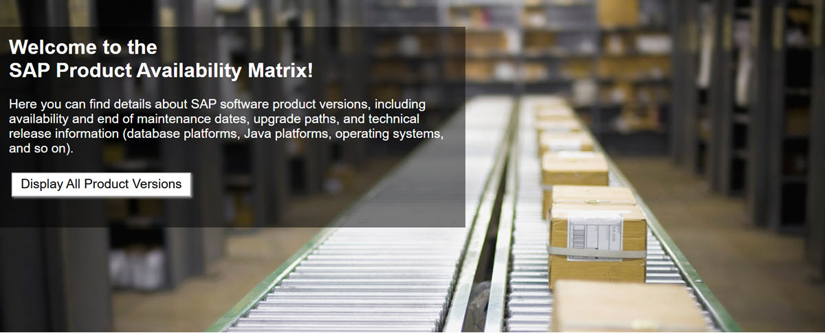 Where Can I Find the SAP Product Availability Matrix (PAM)?